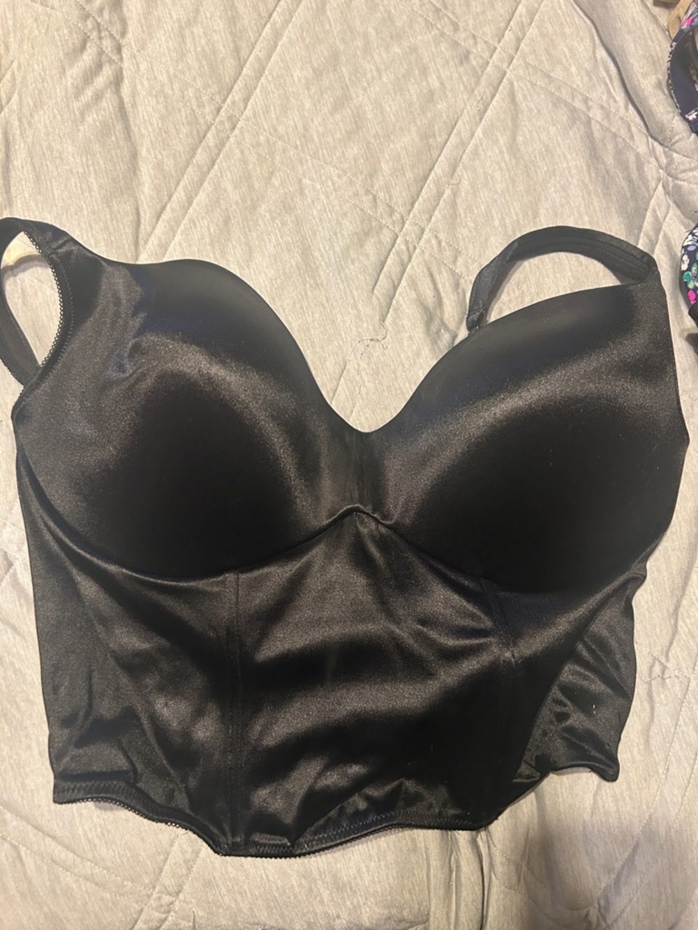 Lane Bryant Black Longline Smoothing Bra
